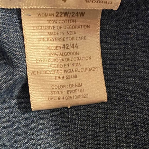 Bobbie Brooks Jean Shirt - Picture 6 of 7